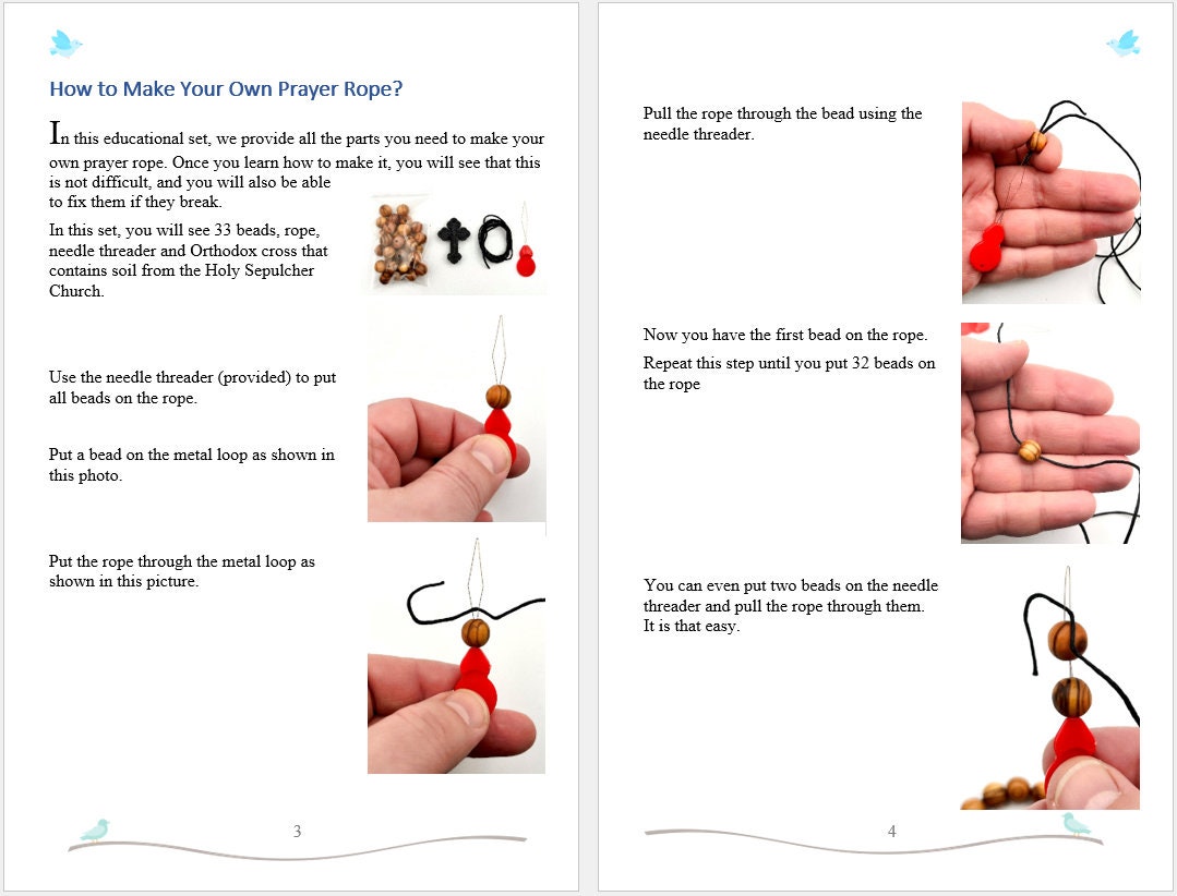 Make Your Own Orthodox Prayer Rope Educational Set - Etsy