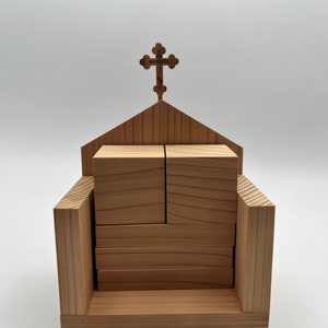Orthodox Wooden Block Perpetual Calendar