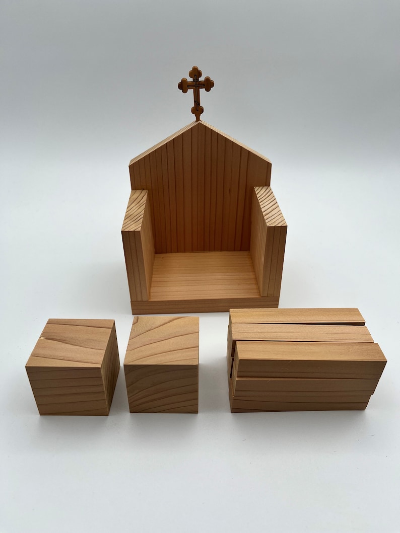 Orthodox Wooden Block Perpetual Calendar