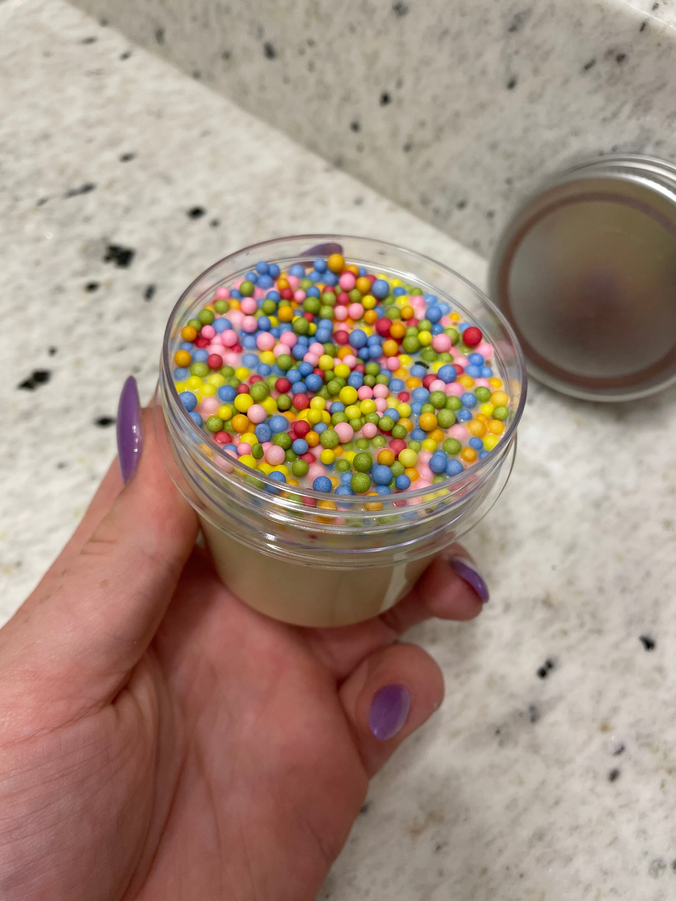 Cake batter slime Etsy