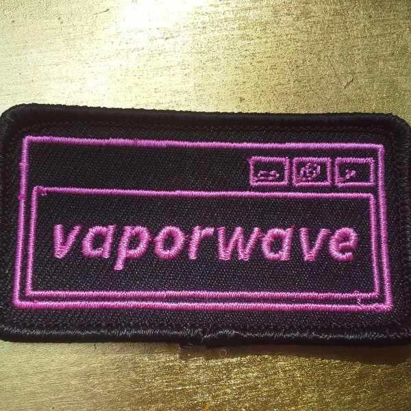 Vaporwave Windows Embroidered Patch