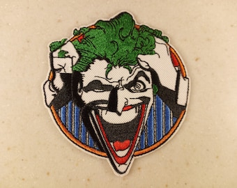 Licensed Certified Insane Arkham Asylum Joker Patch DC Comics Iron on ...