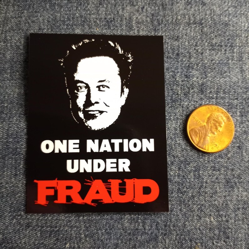 President is a Fraud and Felon Bumper Sticker, Pro America Anti Trump