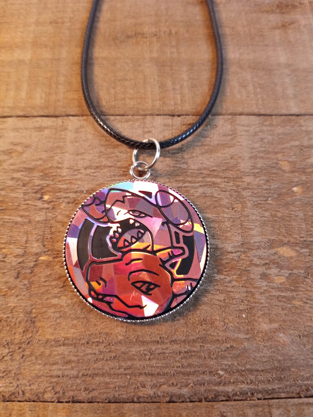 Upcycled Charizard and Garchomp Coin Necklace, Gamer Jewelry - Etsy