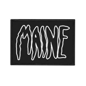 Heavy Metal Maine opstrijkpatch, geborduurde rock-&#39;n-roll-badge, cadeau muziekliefhebber, vintage patch, accessoires bandmerchandise