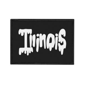 Heavy Metal Illinois Patch, Metal Music Fan Gift, Denim Jacket Accessory, Band Logo Embroidery, DIY Punk Patch,death metal,black metal,rock