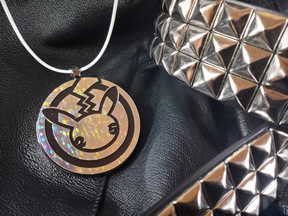MIMIKYU NECKLACE,upcycled coin necklace,upcycled character  necklace,pokeball necklace,pocket monsters necklace,gamer,video games,gamer  gift,