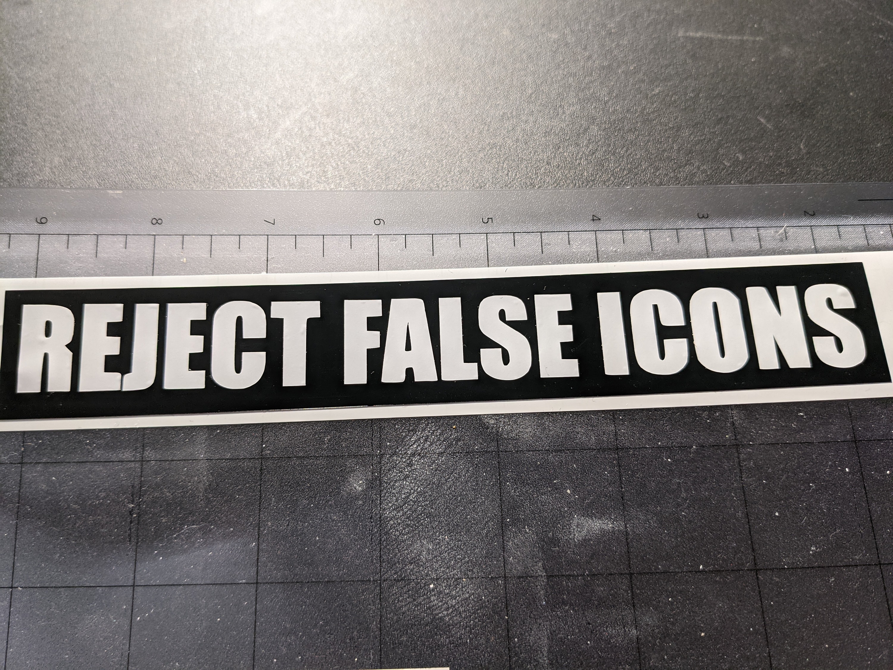 Reject outlet false icons