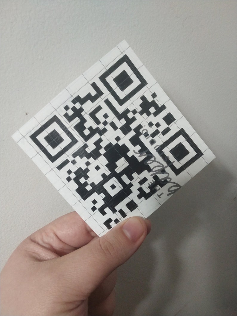 Custom QR code decal SCAN TRACKING available for prank | Etsy