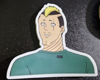 Nendou Riki from Saiki K decal sticker for car, water bottle, laptop, and more