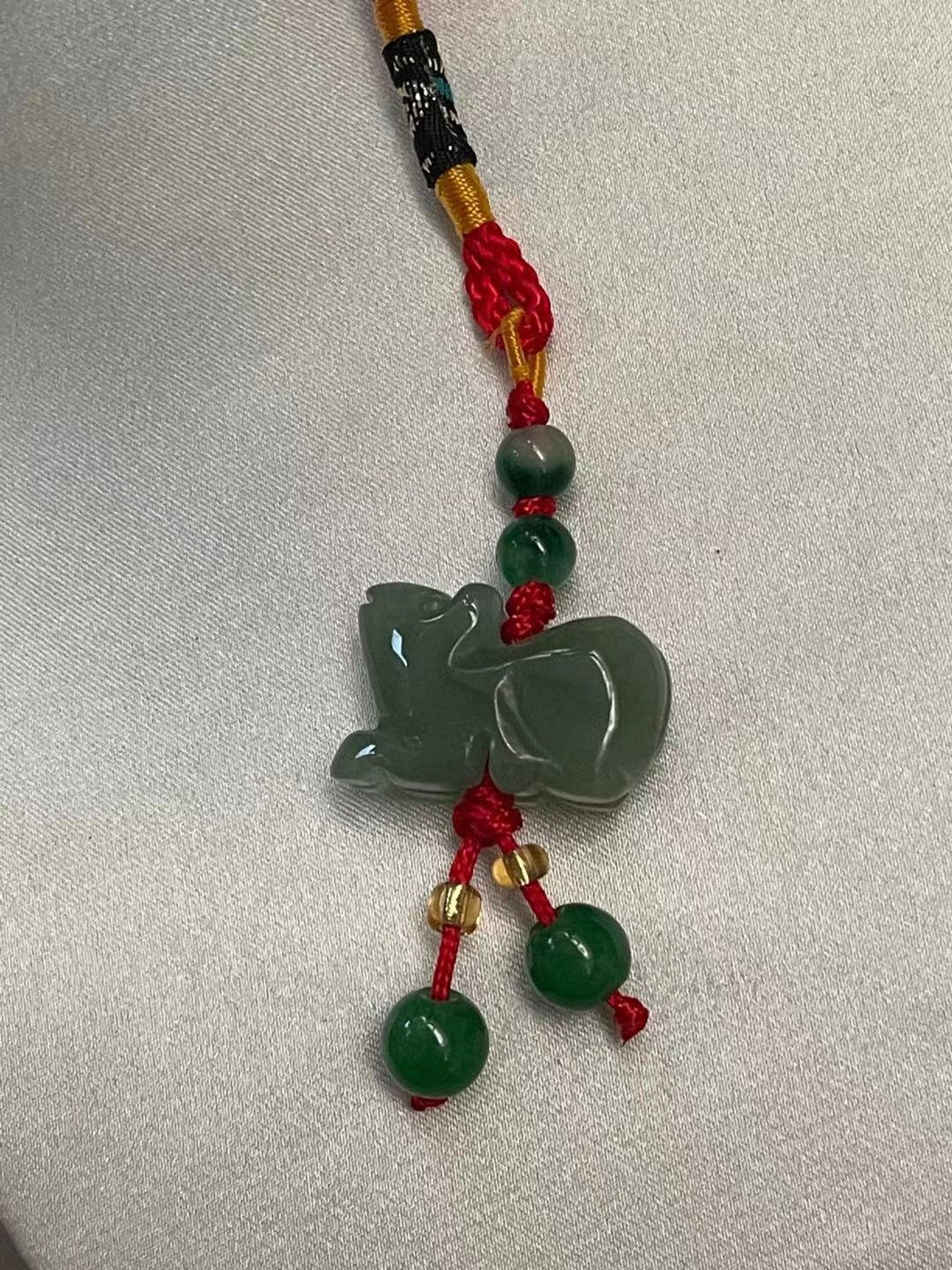 RAT Jade Zodiac Lucky Charm Year of Rat Good Luck Zodiac Etsy