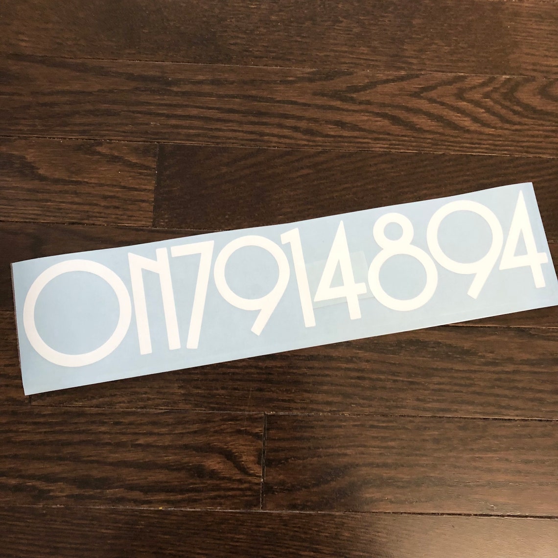Boat Number Stickers, Boat Numbers Decals, Kayak Vinyl Decal, Boat