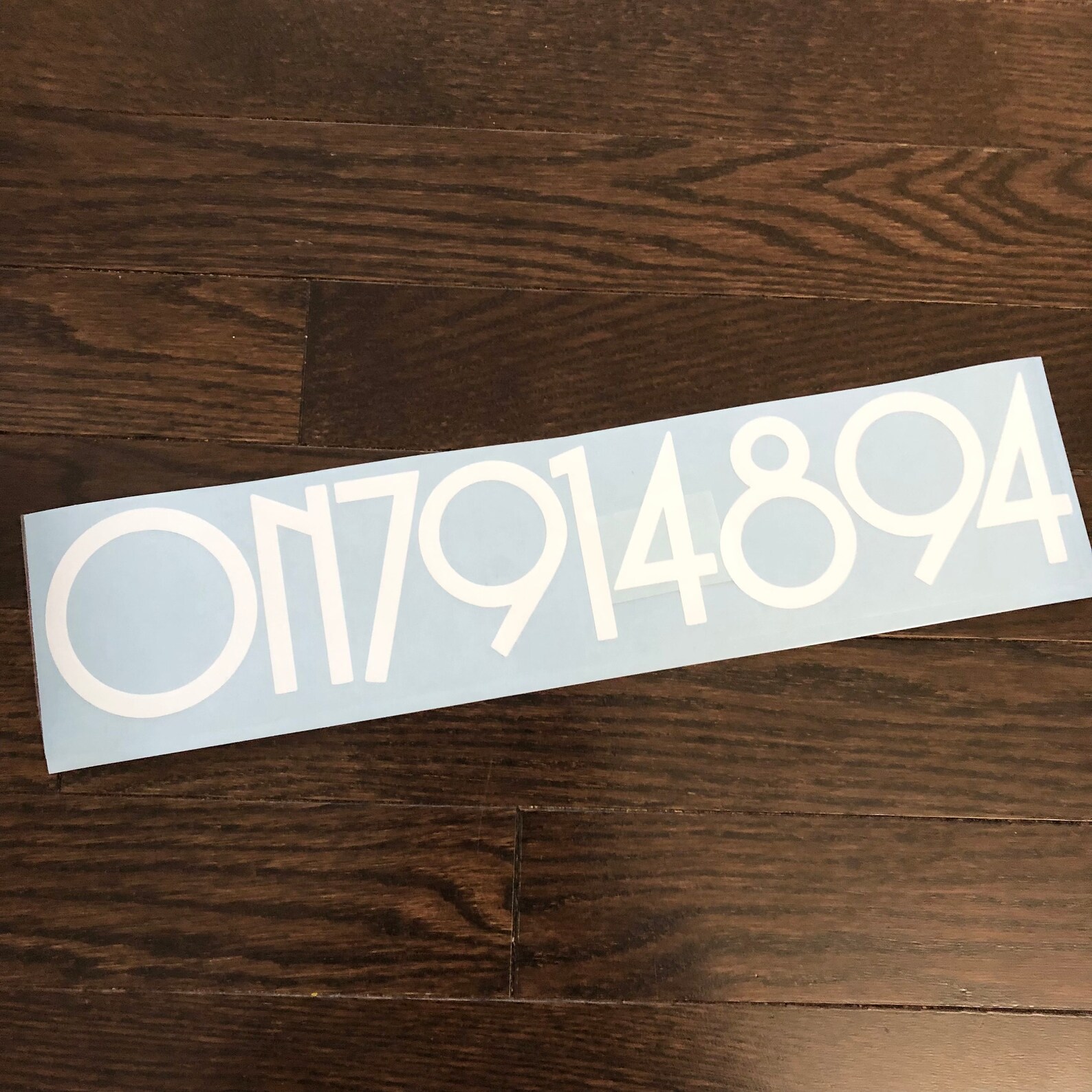 Boat Number Stickers, Boat Numbers Decals, Kayak Vinyl Decal, Boat