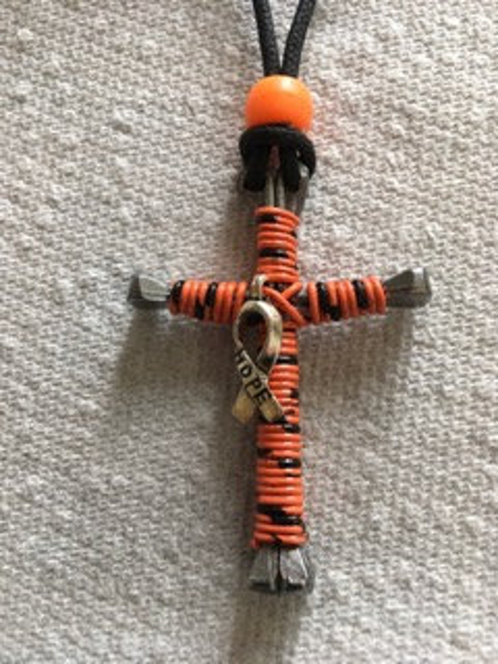 Cross Necklace Crosses Wire Wrapped Crosses Horseshoe Nail Etsy