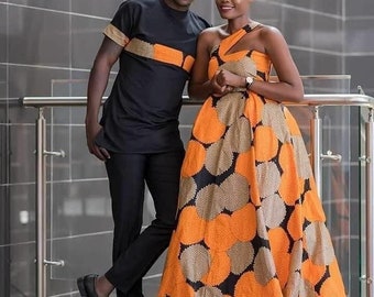 ankara couple outfits