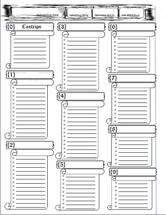 printable dnd character sheet dungeons and dragons character etsy australia