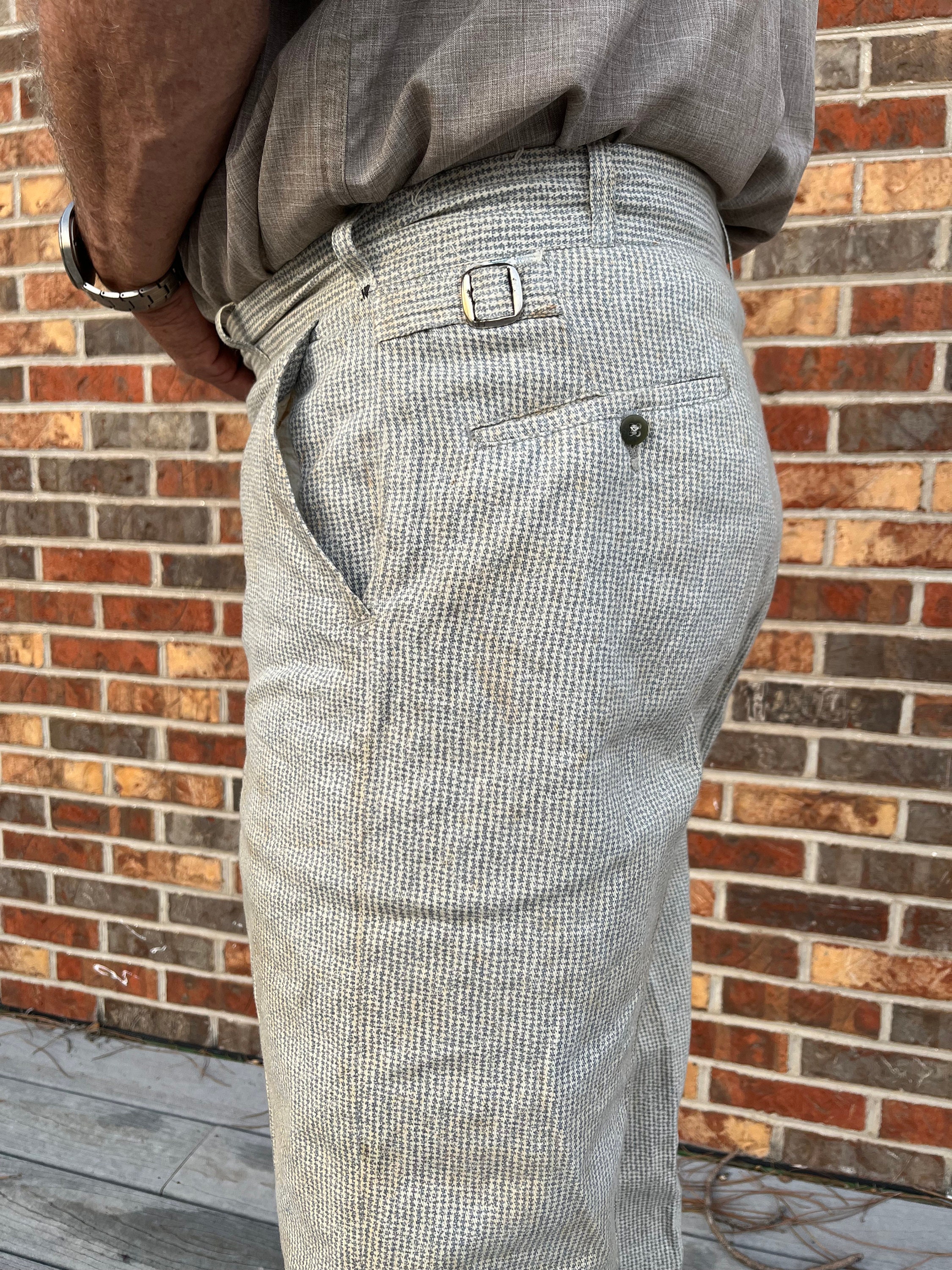 Stifel Pants, REDUCED HALF Vintage 1930s, Work Chore Utility, 35W
