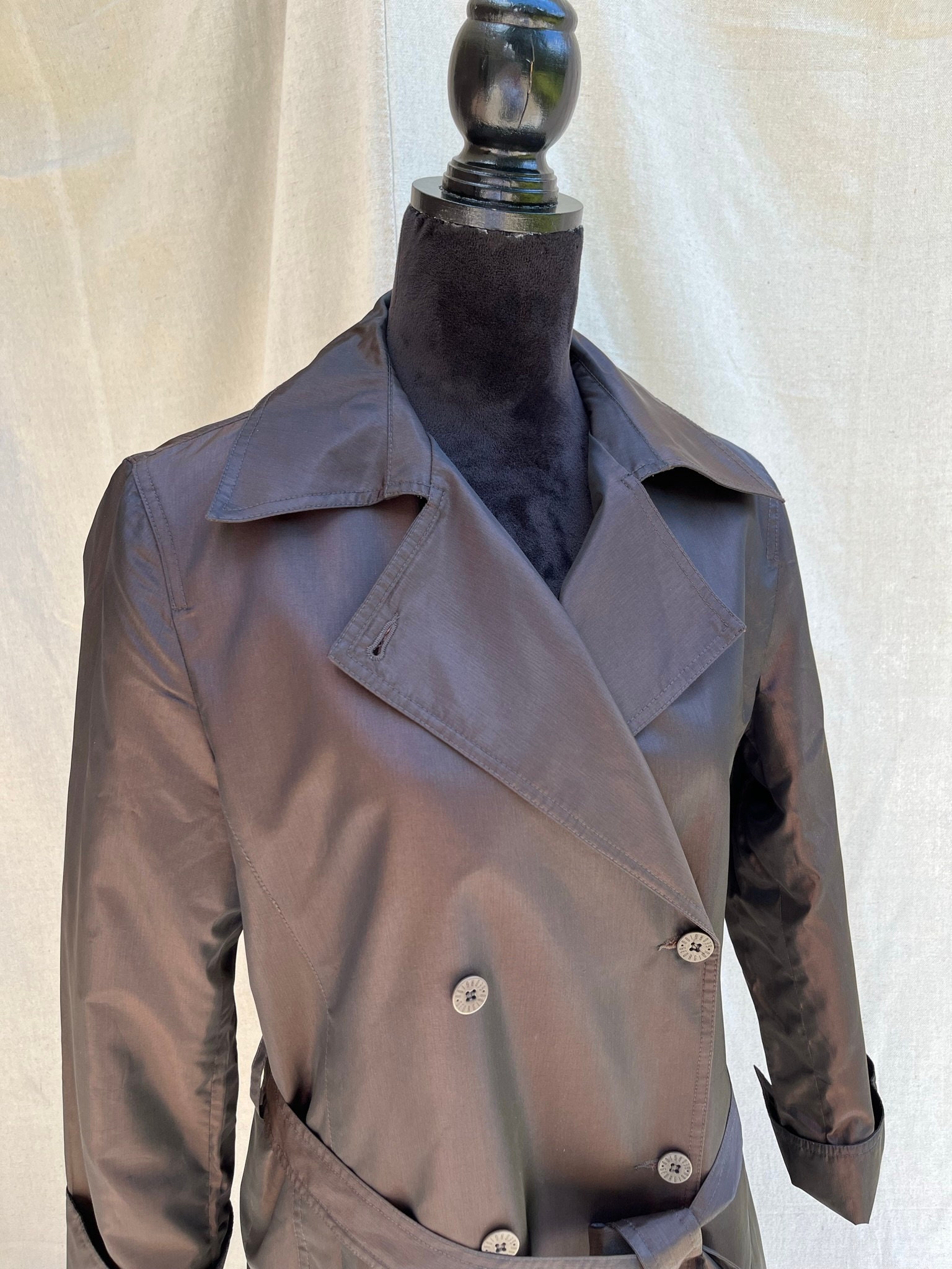 Veste Bolero Brodée Noir Et Or Georgiou Studio Taille 10 - Vintage, Occasion Excellent état