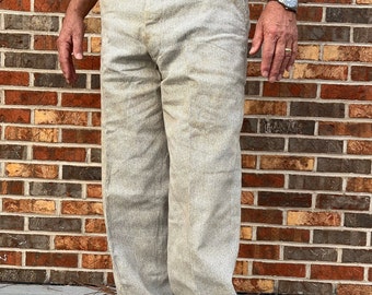 Stifel Pants, Vintage 1930s, Work Chore Utility, 35W, Faded Stifel Pants, Vintage 1930s, Work Chore Utility, 35W, Faded