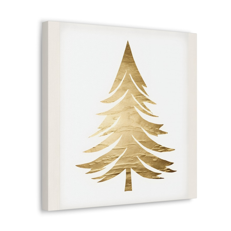 Abstract Winter Christmas Wall Art Canvas Holiday Abstract - Etsy