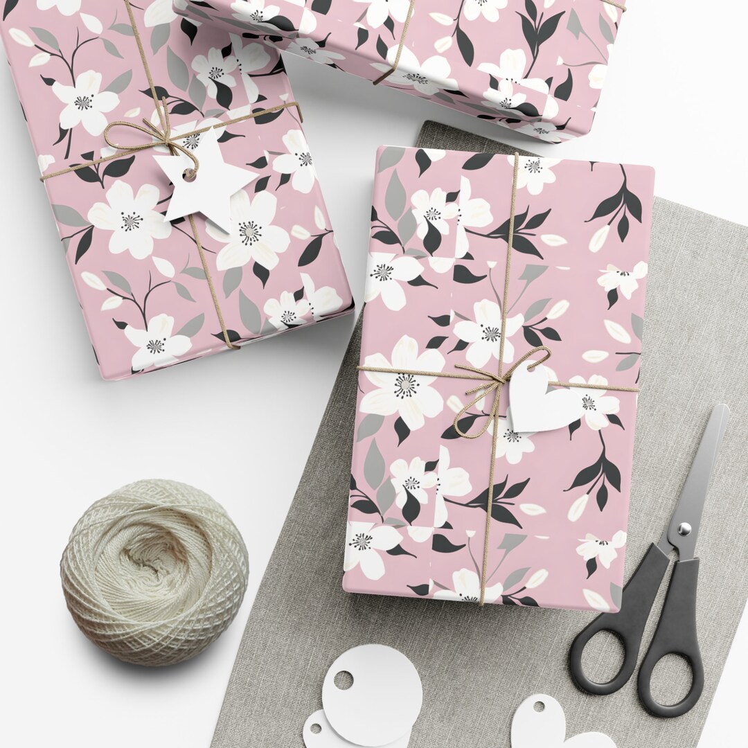 Cute Christmas Wrapping Paper 12 Feet Holiday Gift Wrap Etsy