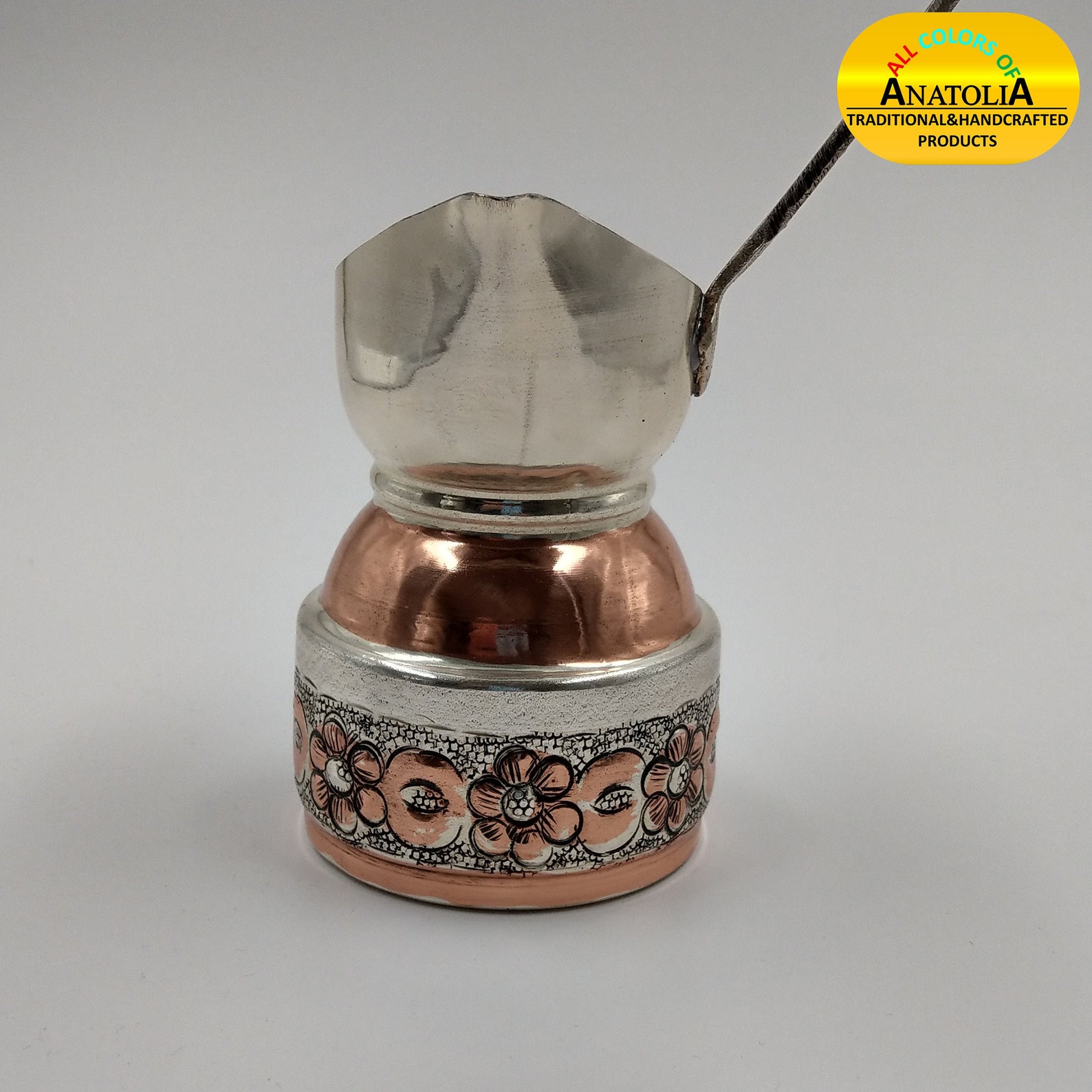 Turkish Coffee Potengraved Turkish Coffee Pot With Brass Etsy Denmark