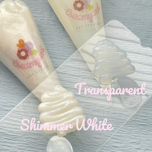 Decoden Cream, lerbaserad dekorationsvispgrädde, gör-det-själv-tillbehör (100 g) bild 2