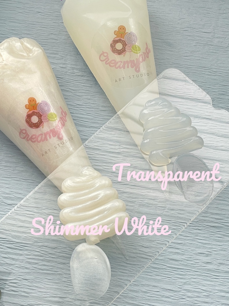 Decoden Cream, lerbaserad dekorationsvispgrädde, gör-det-själv-tillbehör (100 g) bild 2