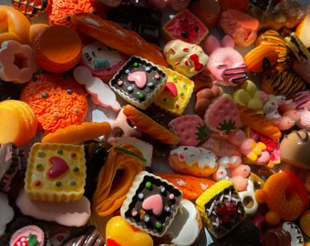 Miniature Bakery Food Charms, Handmade Kawaii Decoden Supplies