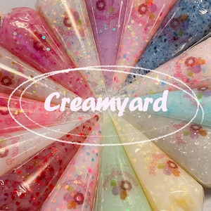 Decoden Cream, 70g, Silicone Whipped Deco Cream, Glitter filled ornaments, Phone case Decoration, DIY accessory, Craft, +1 piping tip