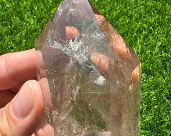 AA Grade Smoky Quartz Tower: Polished Crystal Point, Minas Gerais Brazil