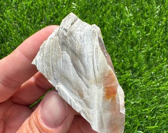 Raw Angel Phantom Quartz Point: Natural Amphibole Crystal, Ethically Sourced