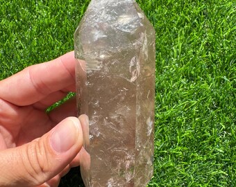 AA Grade Smoky Quartz Tower: Polished Crystal Point, Minas Gerais Brazil