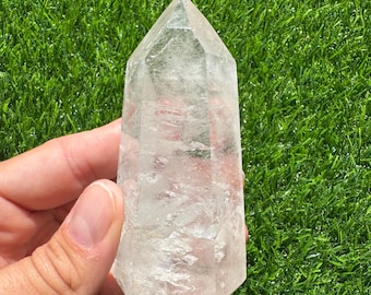 AA Grade Clear Quartz Tower: Ethically Sourced, Minas Gerais Crystal