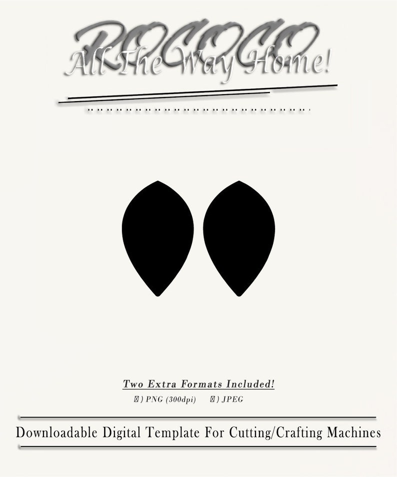 Digital Download Earring SVG Template Cut File Earring SVG Clipart And Earring Template SVG file