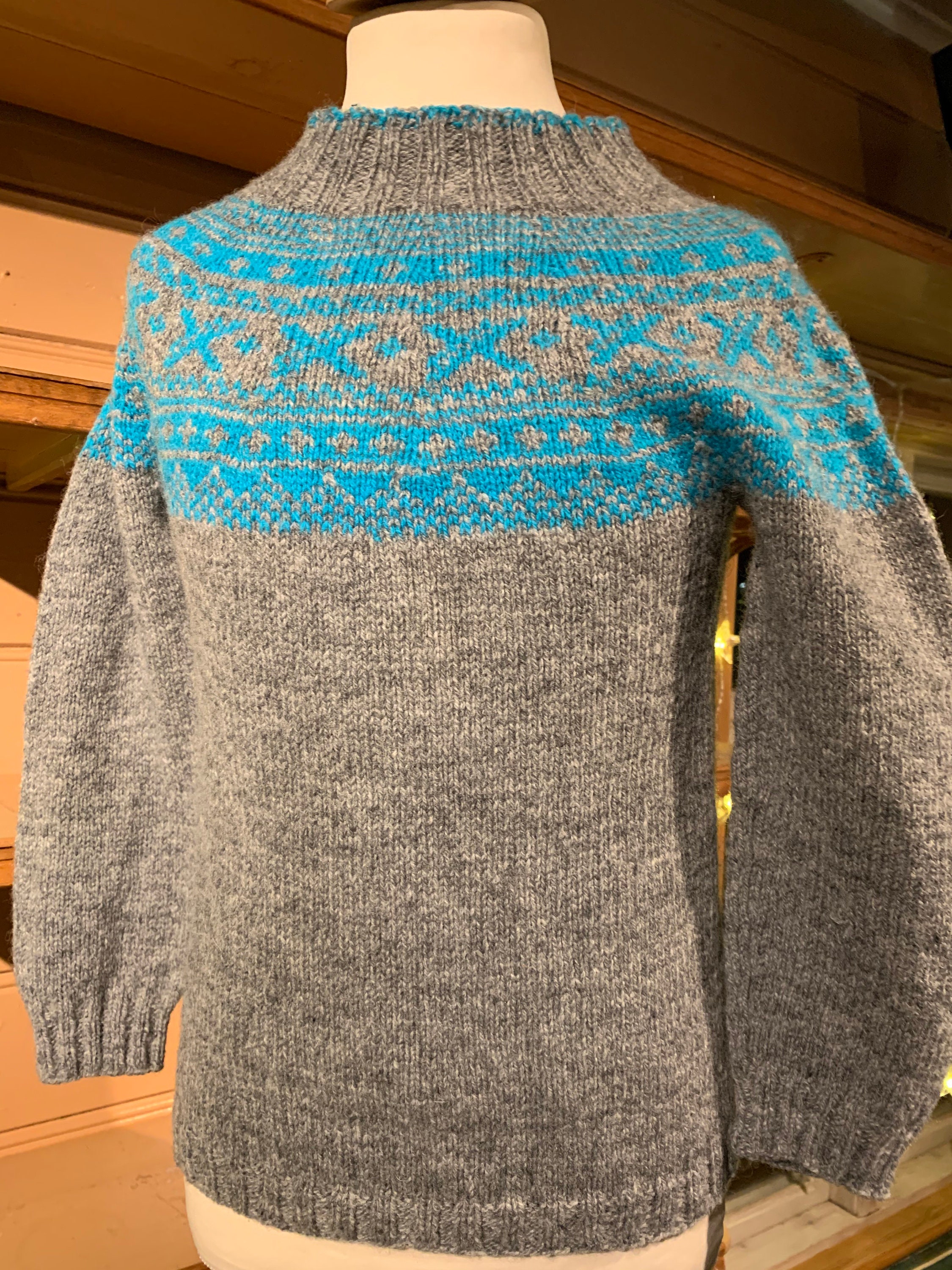 Hand knitted sweater Etsy