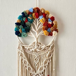 Rustic handmade macrame tree of life, Tree of life macrame wall hanging, Handmade macrame wall hanging, gift for mom, home decoration