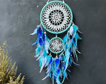 boho dreamcatcher, home decoration dreamcatcher, handmade dream catcher, girlfriend gift, kids gift, baby nightstand hanging.