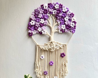 Tree of life macrame wall hanging, Handmade macrame wall hanging, gift for mom, home decoration, nursery decoration, Boho Wall Decor