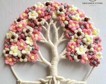 Tree of life custom macrame, Tree of life macrame wall hanging, Handmade macrame wall hanging, gift for mom, home decoration