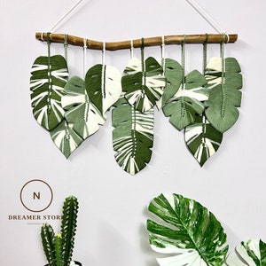 Large macrame wall hanging, macrame feather wall hanging, gift for mom, home decoration, nursery decoration, macrame wall