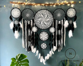 Dreamcatcher wall hanging, dreamcatcher decorate the headboard,  dreamcatcher bedroom decoration,  Christmas gifts, boho gifts