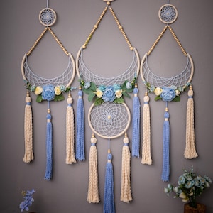 Dreamcatcher wall hanging, dreamcatcher decorate the headboard,  dreamcatcher bedroom decoration,  Christmas gifts, boho gifts