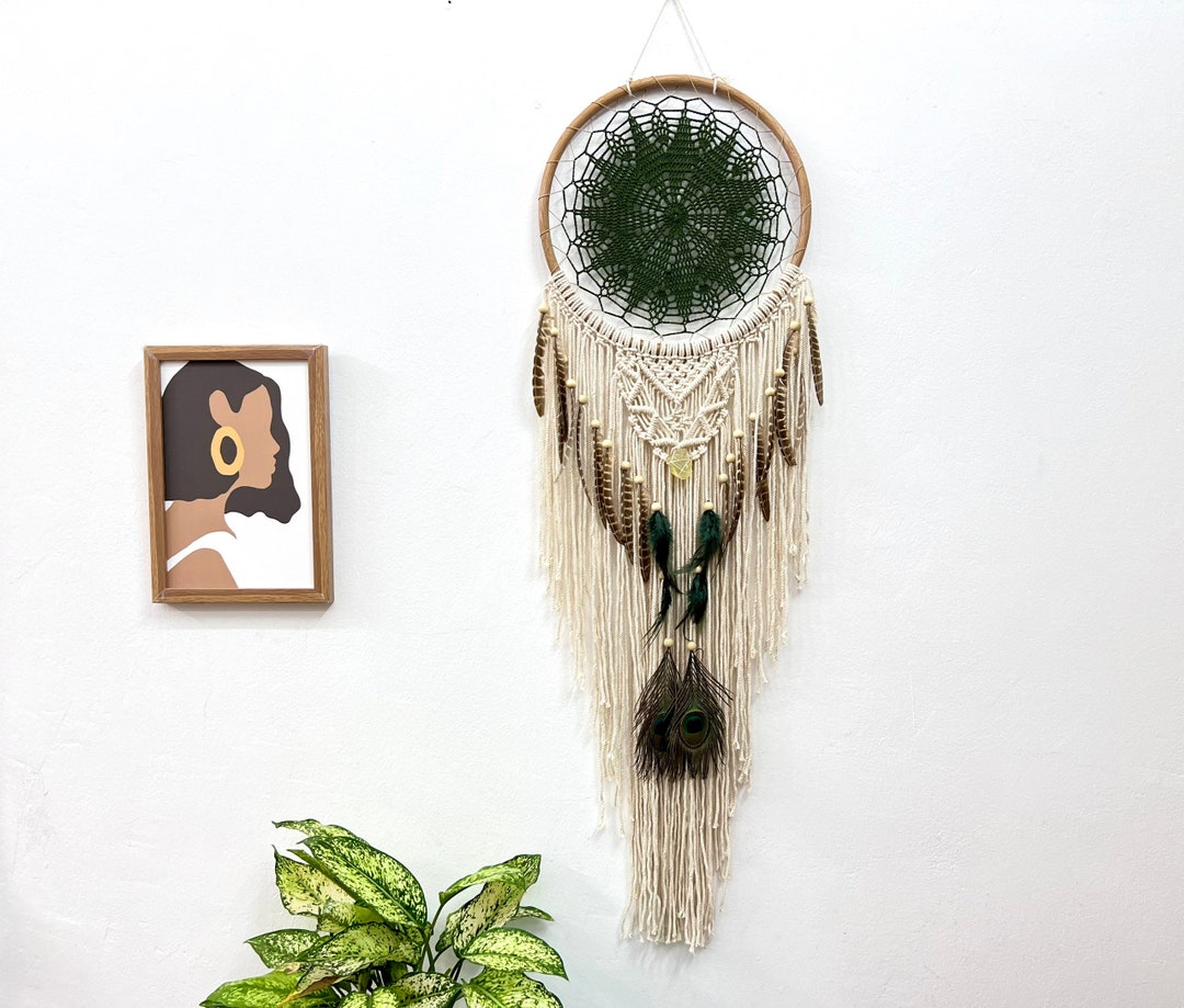 Boho Dreamcatcher, Native Dreamcatcher, Boho Home Decor, Gift for Mom
