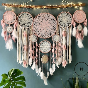 Dreamcatcher wall hanging, dreamcatcher decorate the headboard,  dreamcatcher bedroom decoration,  Christmas gifts, boho gifts