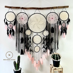 Dreamcatcher wall hanging, dreamcatcher decorate the headboard,  dreamcatcher bedroom decoration,  Christmas gifts, boho gifts