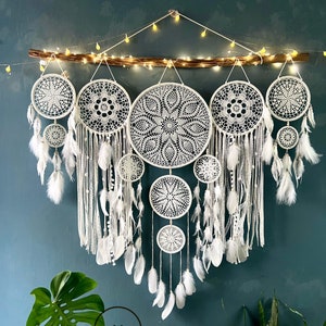 Dreamcatcher Wall Hanging, Dreamcatcher Decorate the Headboard ...