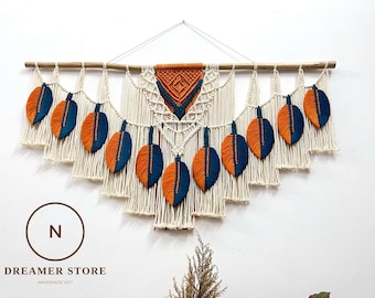 Large handmade macrame wall hanging, Large curtain wall hanging, living room decoration wall hanging, bedroom decoration