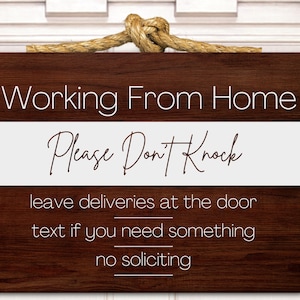 Working From Home SVG, SVG for working from home sign, svg for work from home sign