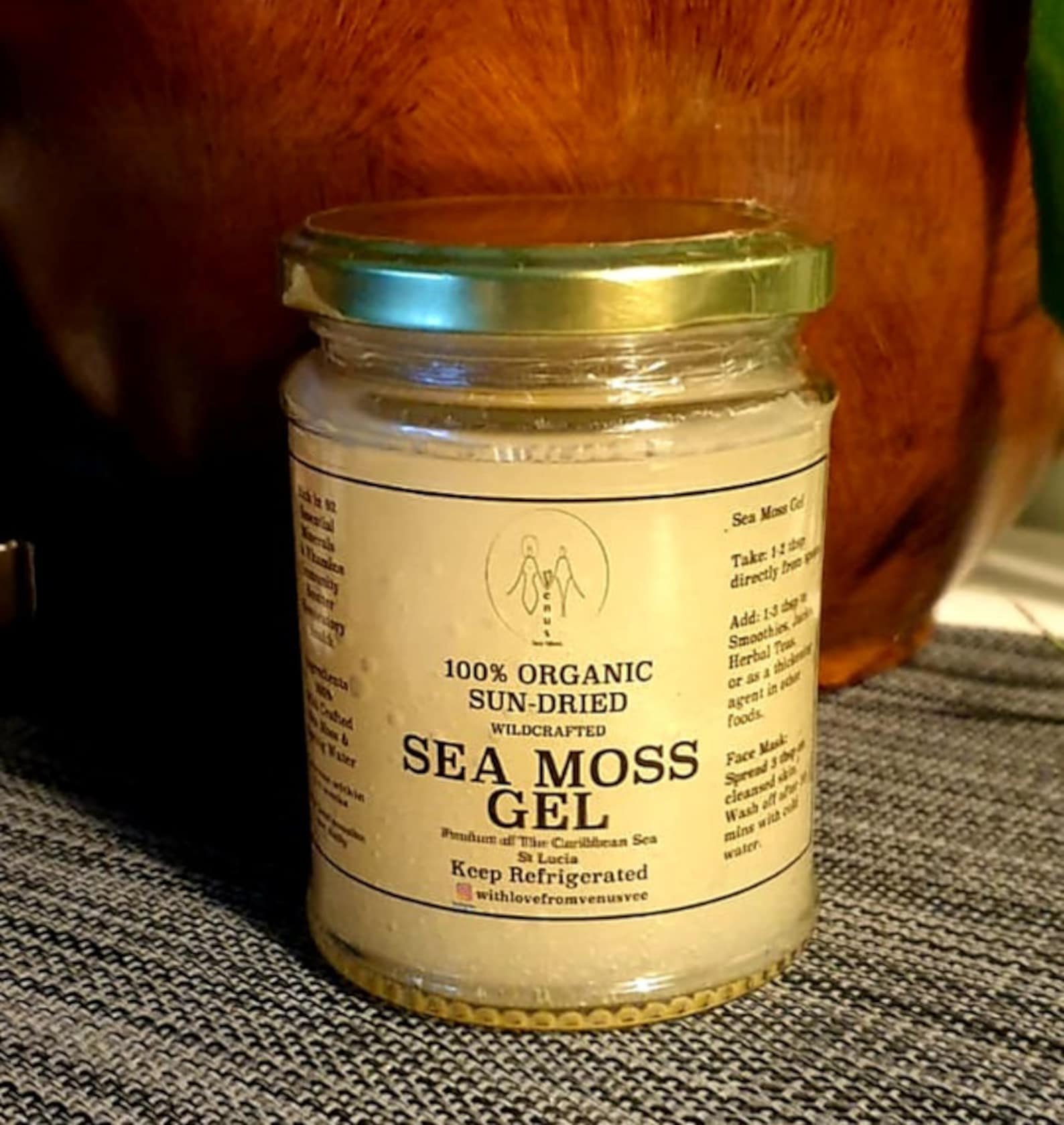 Organic Sea Moss Gel 100 Organic raw Wildcrafted in St Etsy UK